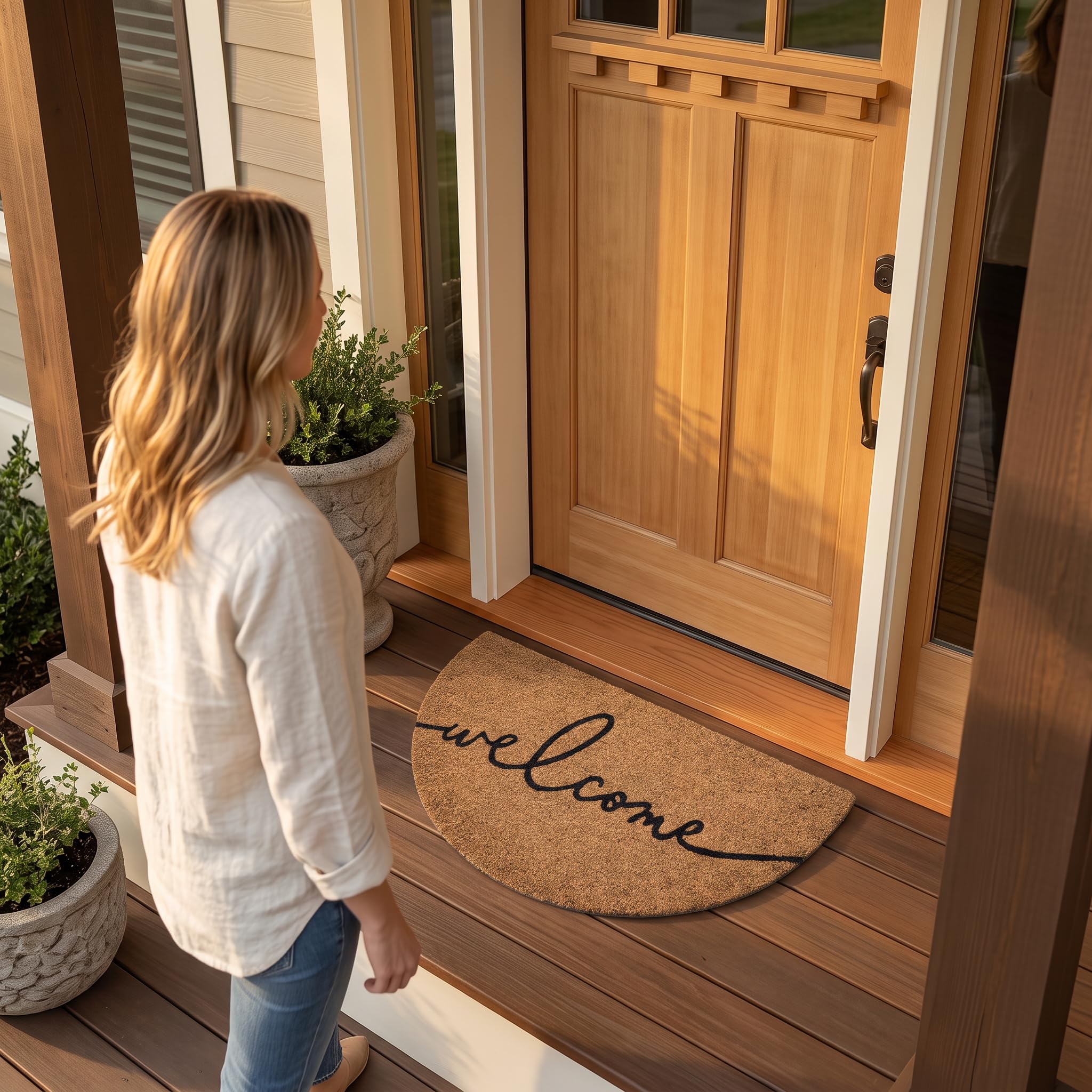 THEODORE MAGNUS printed modern script detail highlighting fade-resistant finish