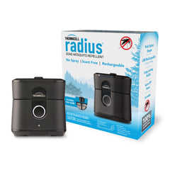 Thermacell Radius front view showing compact repeller and ease of use