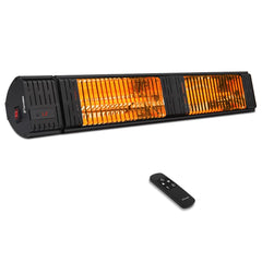 thermomate front mounted patio heater showing sleek profile and fast warmth