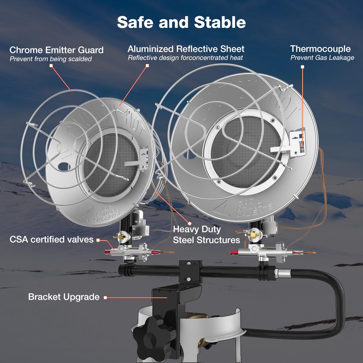 thermomate next to person illustrating lightweight 5 pound portability