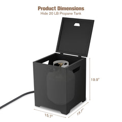 thermomate top surface detail displaying flat tabletop for drinks and decor