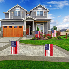 Therwen anti-wind clip and spring stoppers showing flag retention benefit