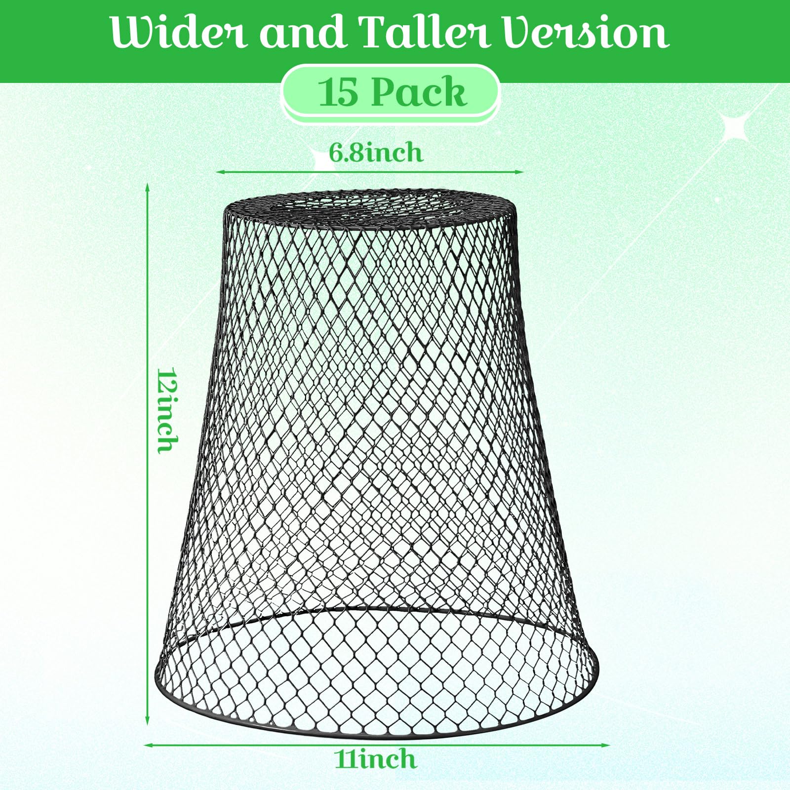 Therwen close-up of PVC-coated mesh showing rust-resistant durable finish