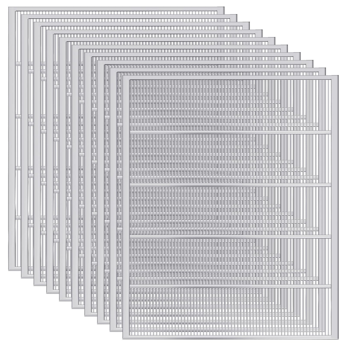 Therwen metal queen excluder front view showing full grid and fit benefits