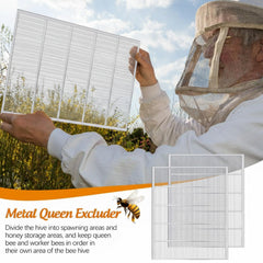 Therwen excluder installed in a 10-frame hive for easier honey harvesting