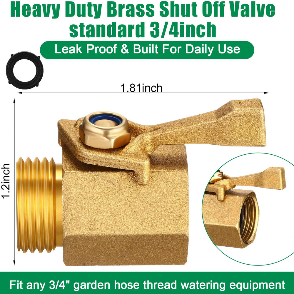 Therwen single valve front view highlighting solid brass durability and neat finish