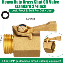 Therwen single valve front view highlighting solid brass durability and neat finish