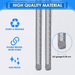 Therwen H-frame stake inserted in ground holding sign for quick display benefit