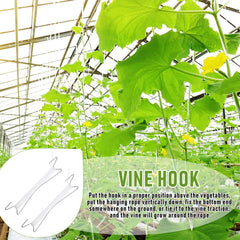 Therwen detailed view of nylon twine wrapped on hook showing durable, no-fray cord