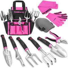 THINKWORK front packaging showing complete pink toolset, gift-ready and organized