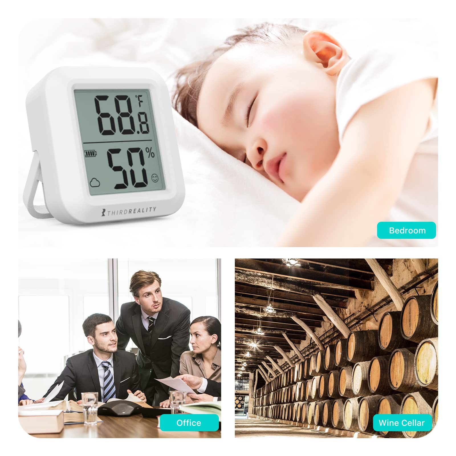 THIRDREALITY sensors near houseplants and pet bed helping maintain ideal indoor conditions