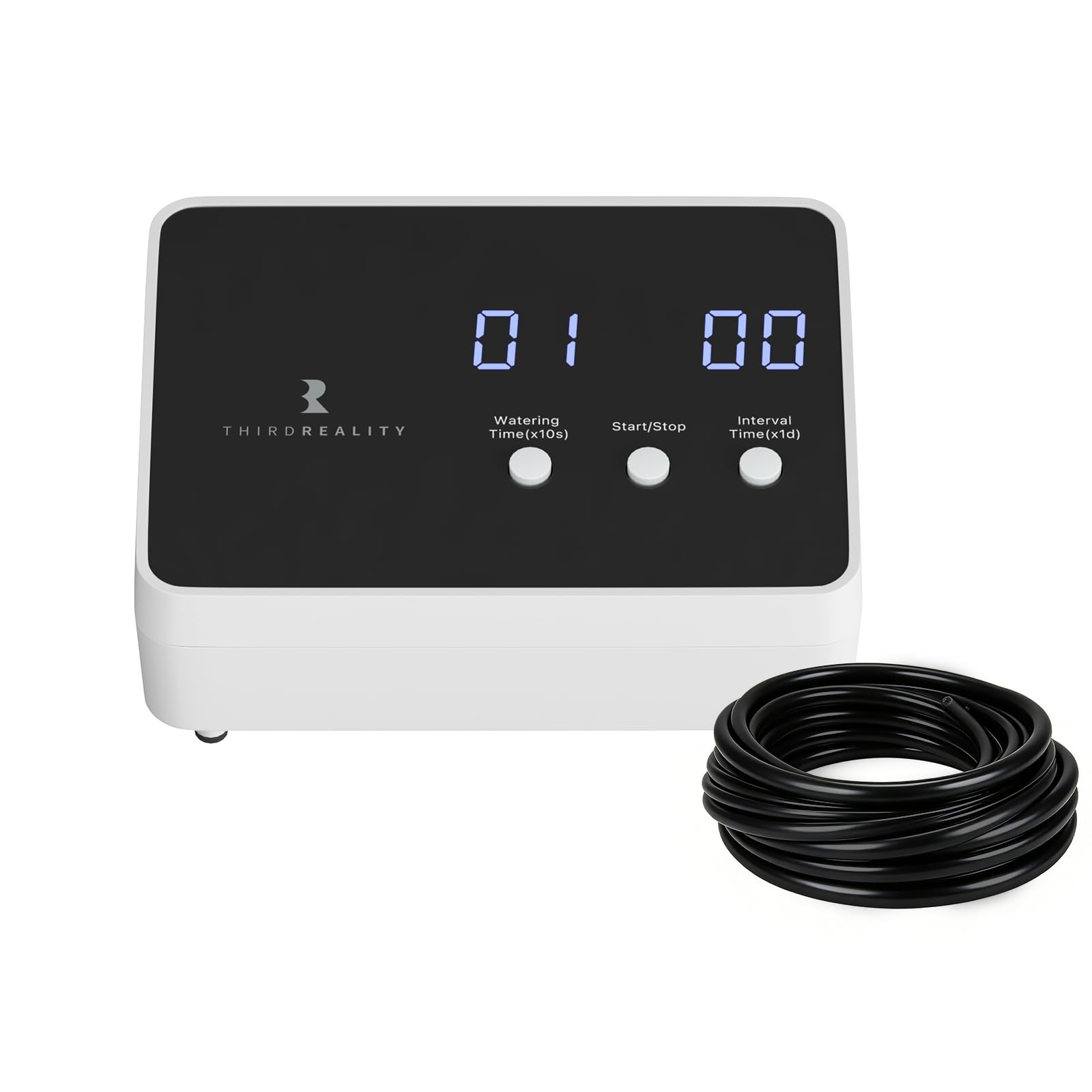 THIRDREALITY front view of the watering kit showing controls and display for easy scheduling