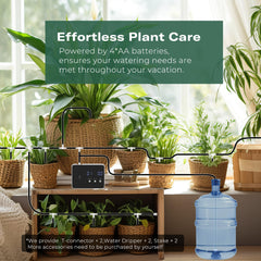 THIRDREALITY installed on indoor shelf demonstrating discreet, space-saving irrigation