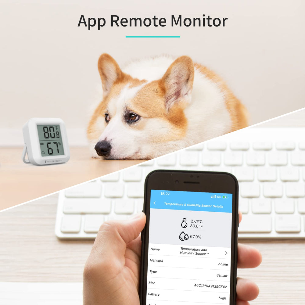 THIRDREALITY sensor mounted on wall in room giving discreet, continuous climate monitoring