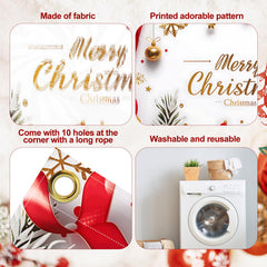 THISFIND banner hung on a garage creating an instant holiday exterior display