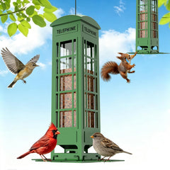 THKFUL front view showing durable metal feeder and squirrel-proof design benefit