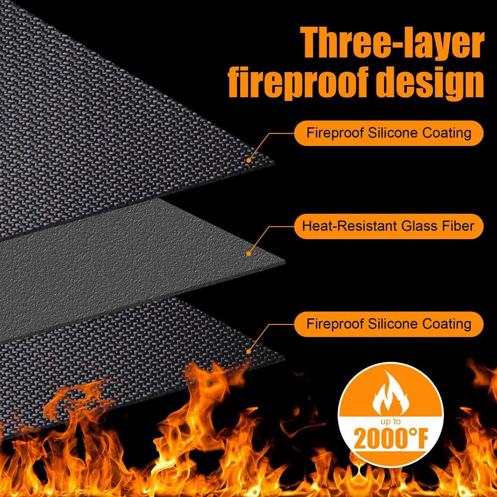 THMINS close-up of corner silicone coating demonstrating heat-blocking benefit