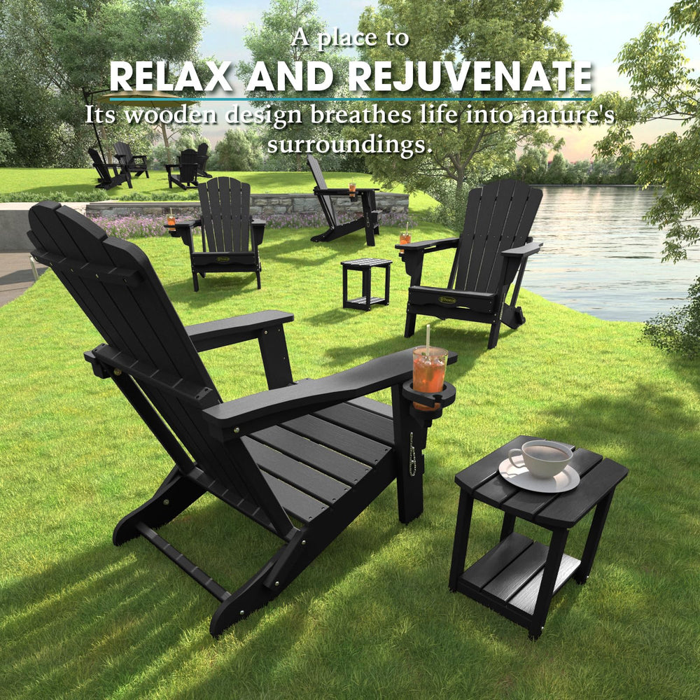 THOEOE set on patio showing weather-resistant outdoor enjoyment