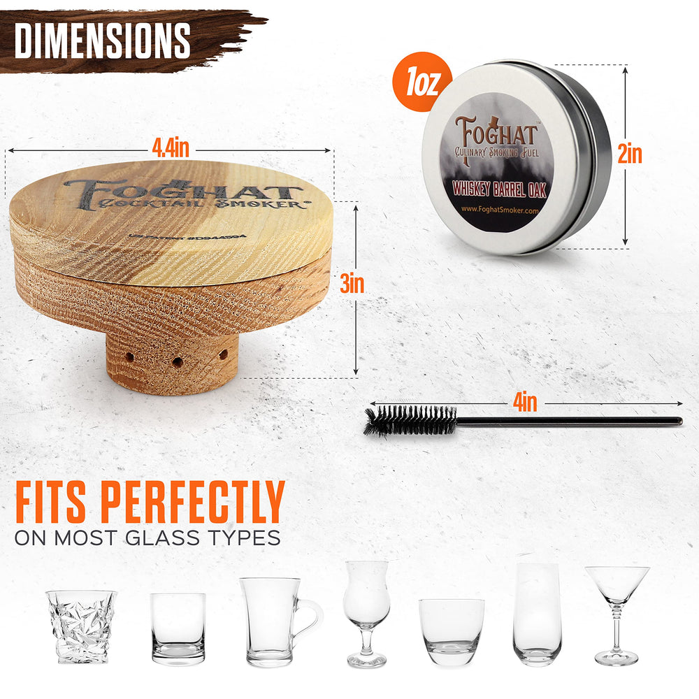 THOUSAND OAKS BARREL wooden base with labeled shavings demonstrating stable smoking setup