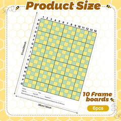 Threehoney close-up of colorful checkerboard pattern for easier mite detection and faster counts