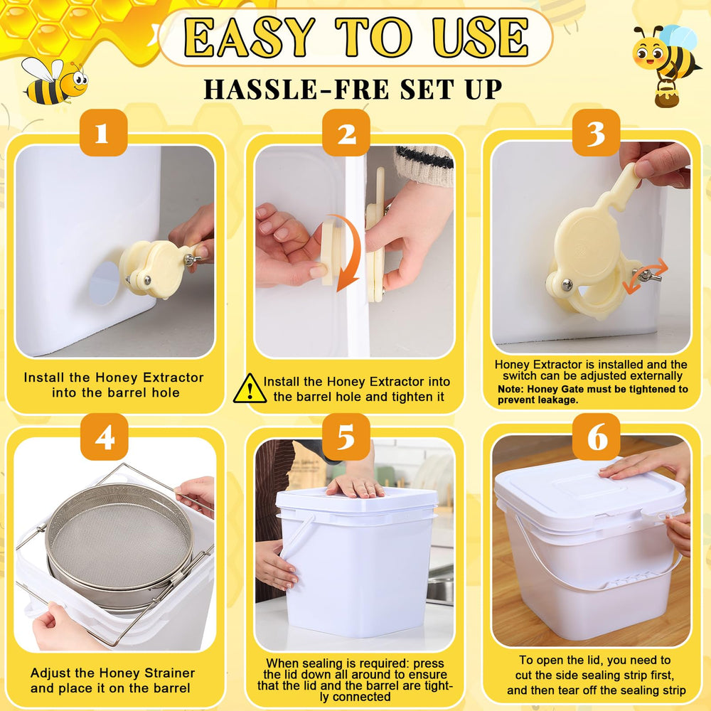 Threehoney lid seal and handle detail ensuring airtight secure storage