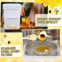 Threehoney lid seal and tamper strip demonstrating secure closure