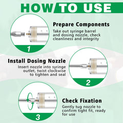 Threlaco drench gun held in hand demonstrating comfortable push handle