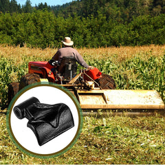Threlaco blade mounted on flail head in mower demonstrating improved cutting performance