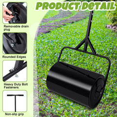 Threlaco handle and hitch detail demonstrating easy push and tow capability for versatility