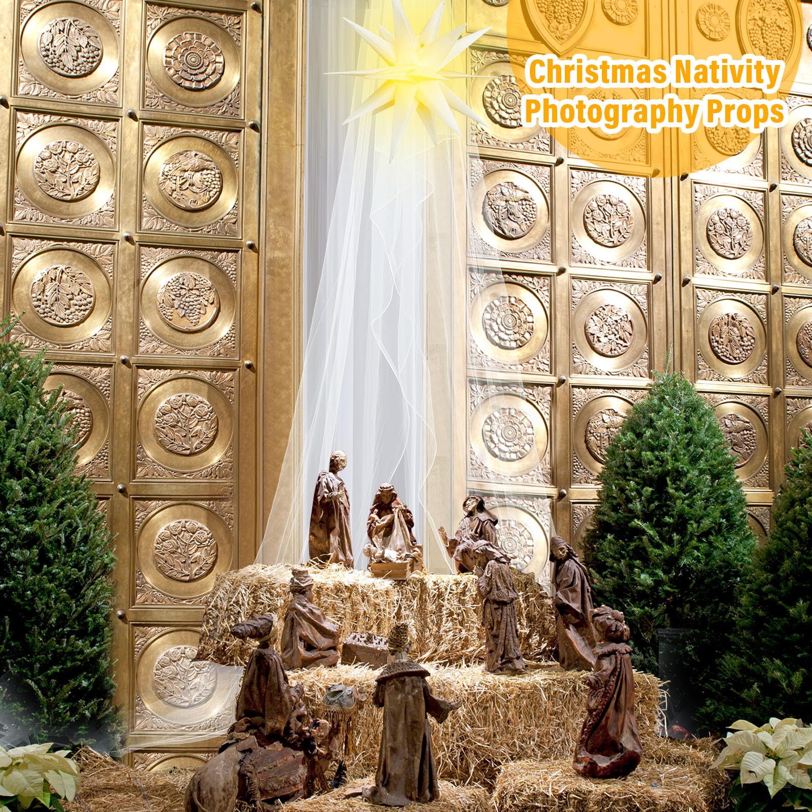 Threlaco nativity display staged in church to enhance festive atmosphere