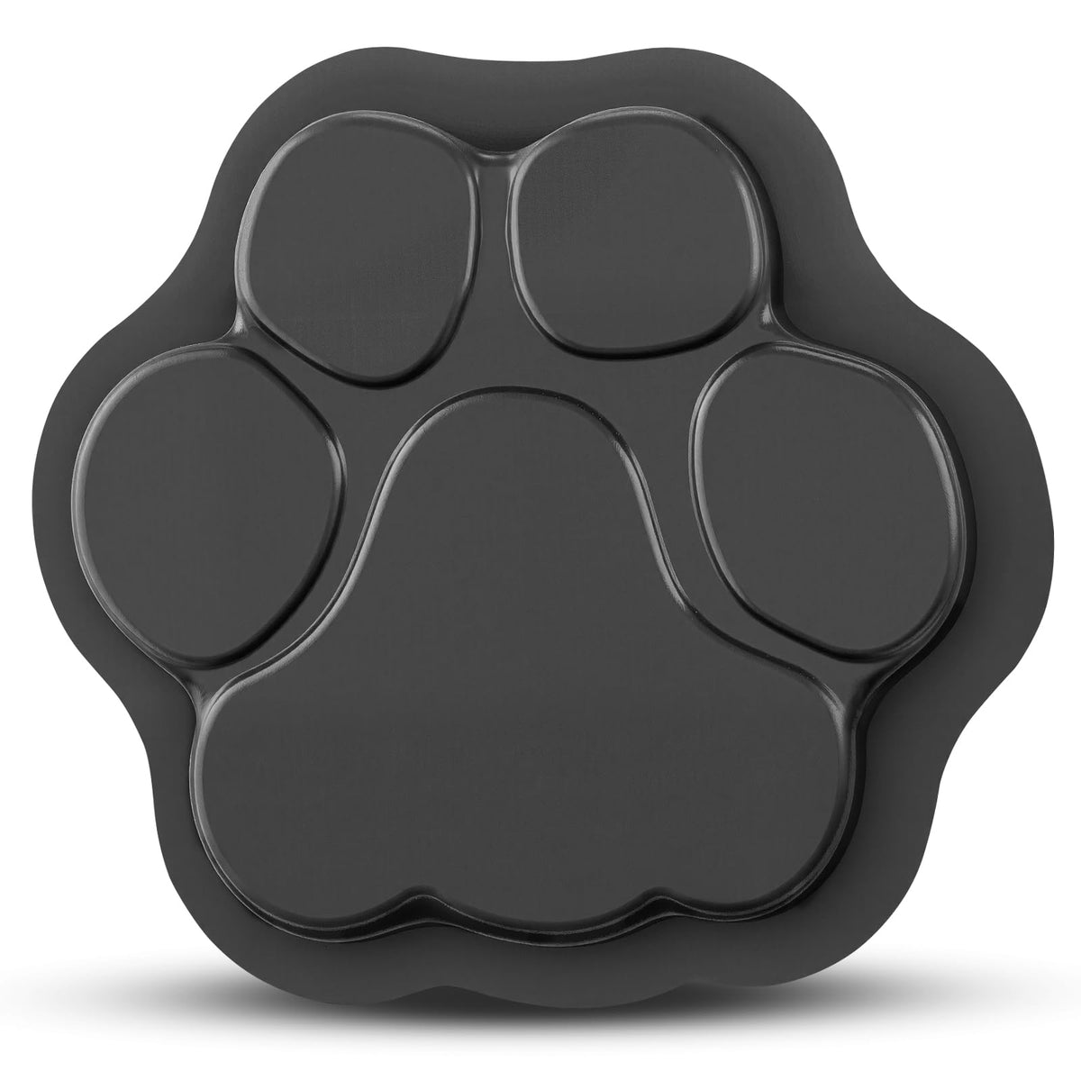 Threlaco front view of paw mold showing shape and easy pouring benefit