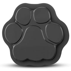 Threlaco front view of paw mold showing shape and easy pouring benefit