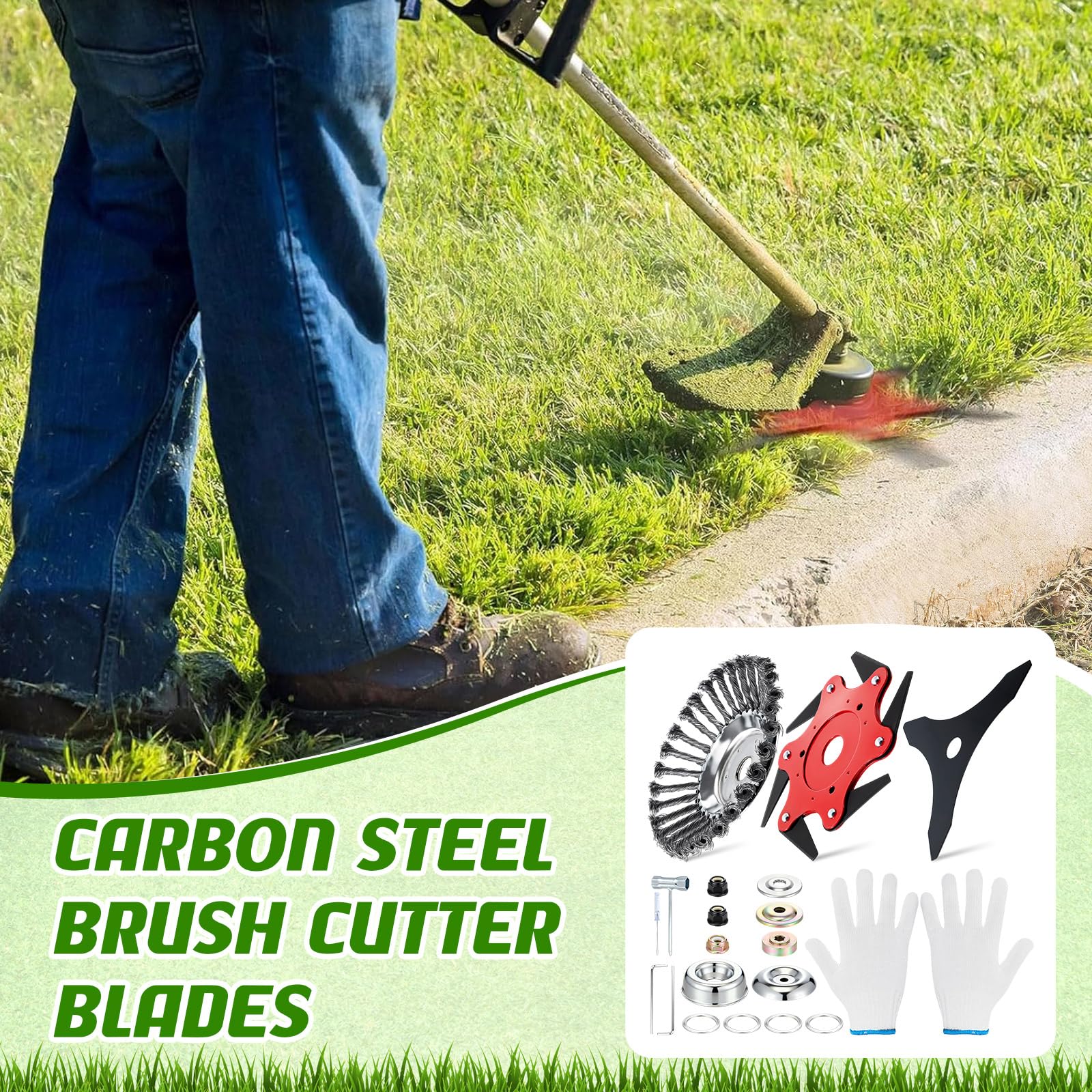 Threlaco blades beside ruler and hand to show size and fit for confidence