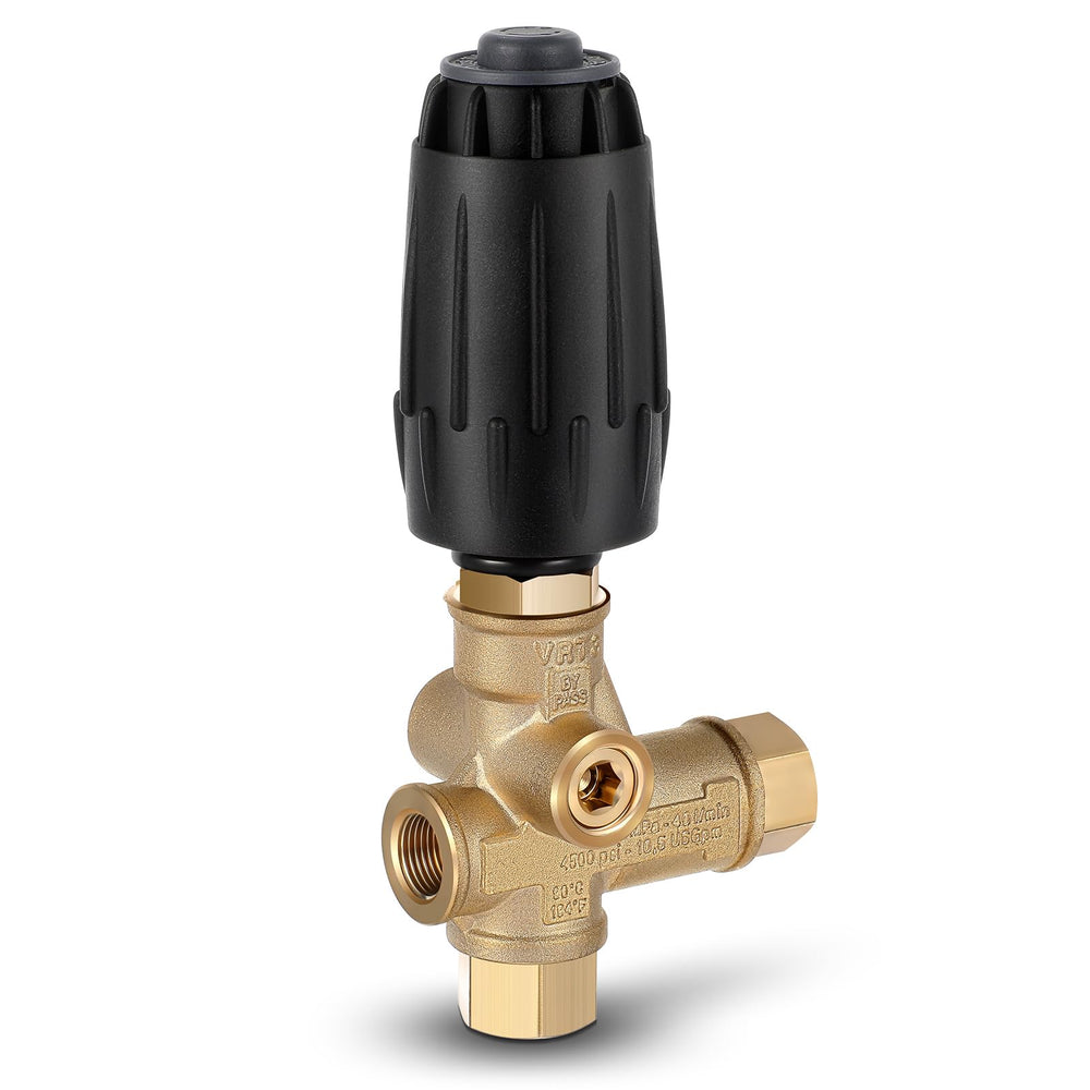 Threlaco front view of VRT3-310 unloader valve showing key ports and durable design benefit