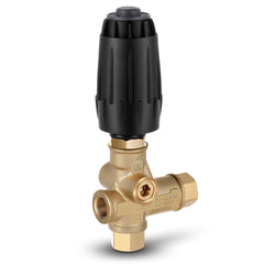 Threlaco front view of VRT3-310 unloader valve showing key ports and durable design benefit