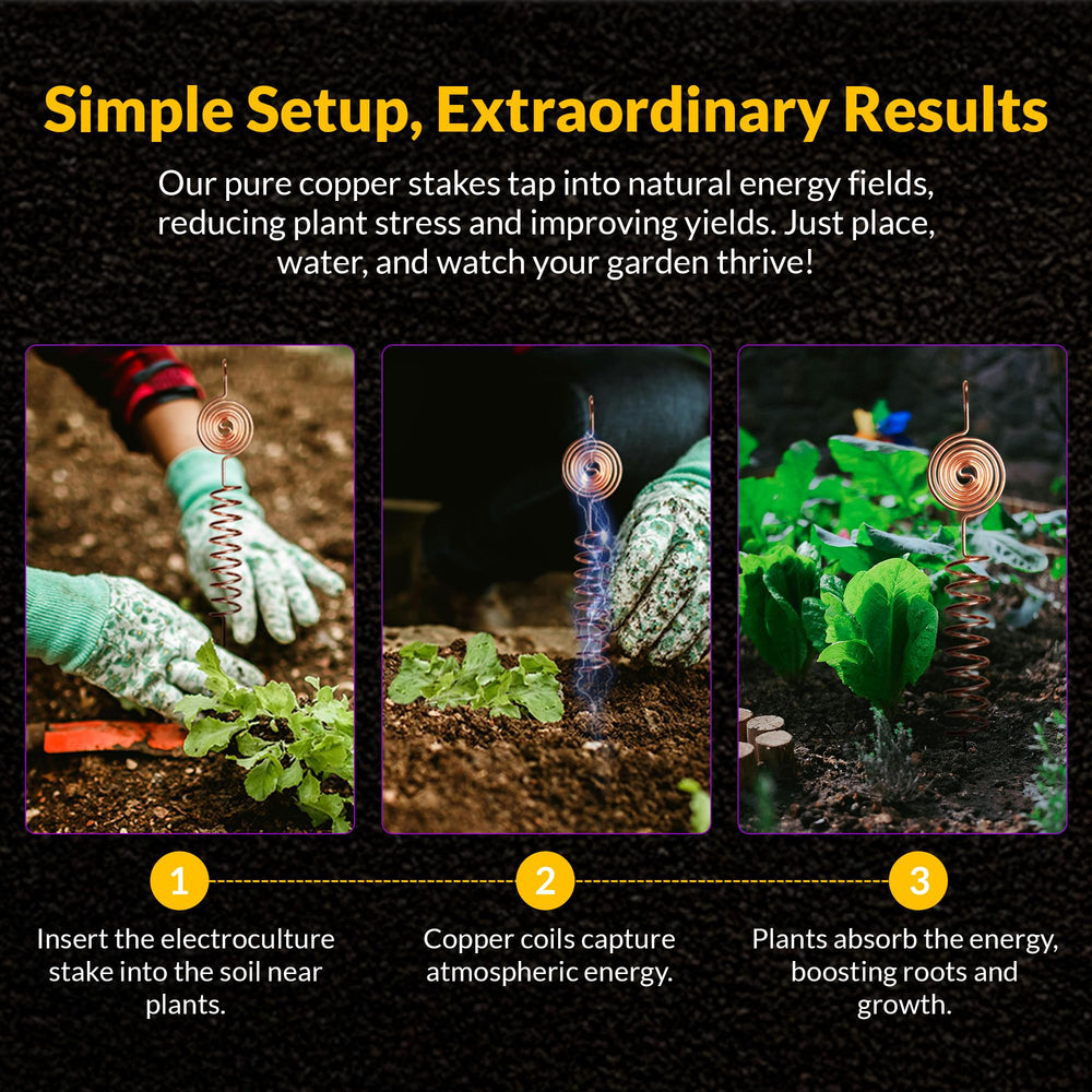 Thrive Garden coil held in hand showing scale and easy placement benefit
