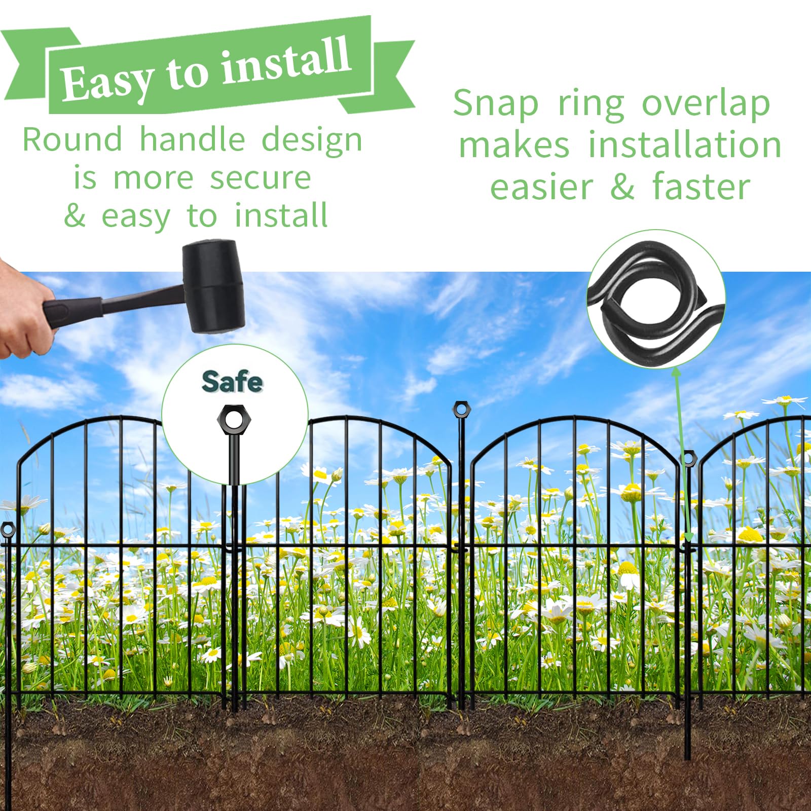 Thrivinest detail of snap-circle connections demonstrating tool-free panel locking