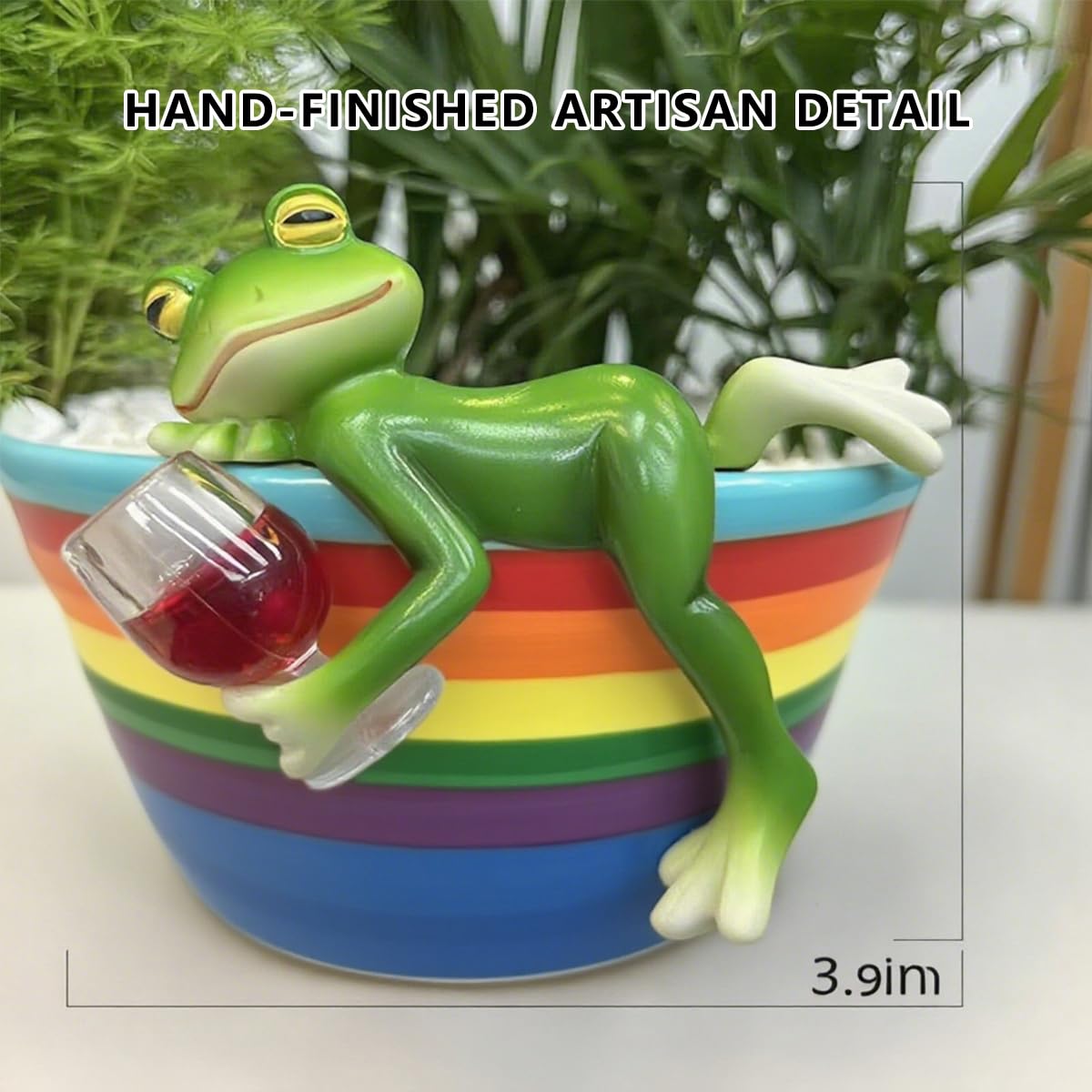 Thryonaxus lifestyle patio display of frogs adding whimsy and curb appeal outdoors