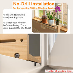 THYGIFTREE pine wood shelf top texture highlighting sturdy finish