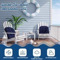 Thyle cushions in use on patio dining chairs demonstrating enhanced seating comfort