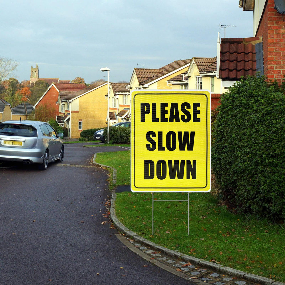 Thyle installed at driveway entrance alerts drivers and protects children