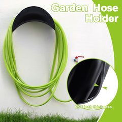 Thyle mounted in garden displaying organized hoses and tidy yard benefit