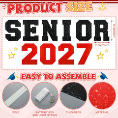 Thyle senior 2027 close-up of letter texture and durable finish