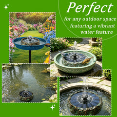 TIANCENTRAL H floating in birdbath for scale, attracts wild birds benefit