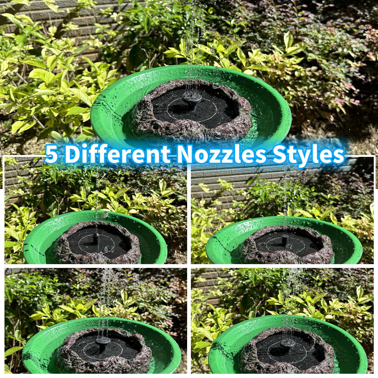 TIANCENTRAL H installed in garden birdbath offering serene wildlife-friendly benefit