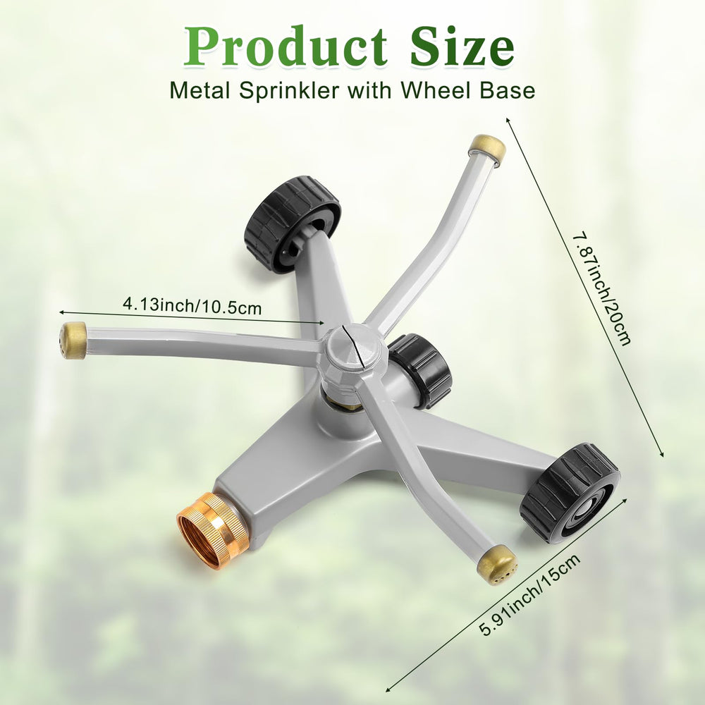 Tiangrid close-up of three-arm rotating head highlighting even spray distribution benefit