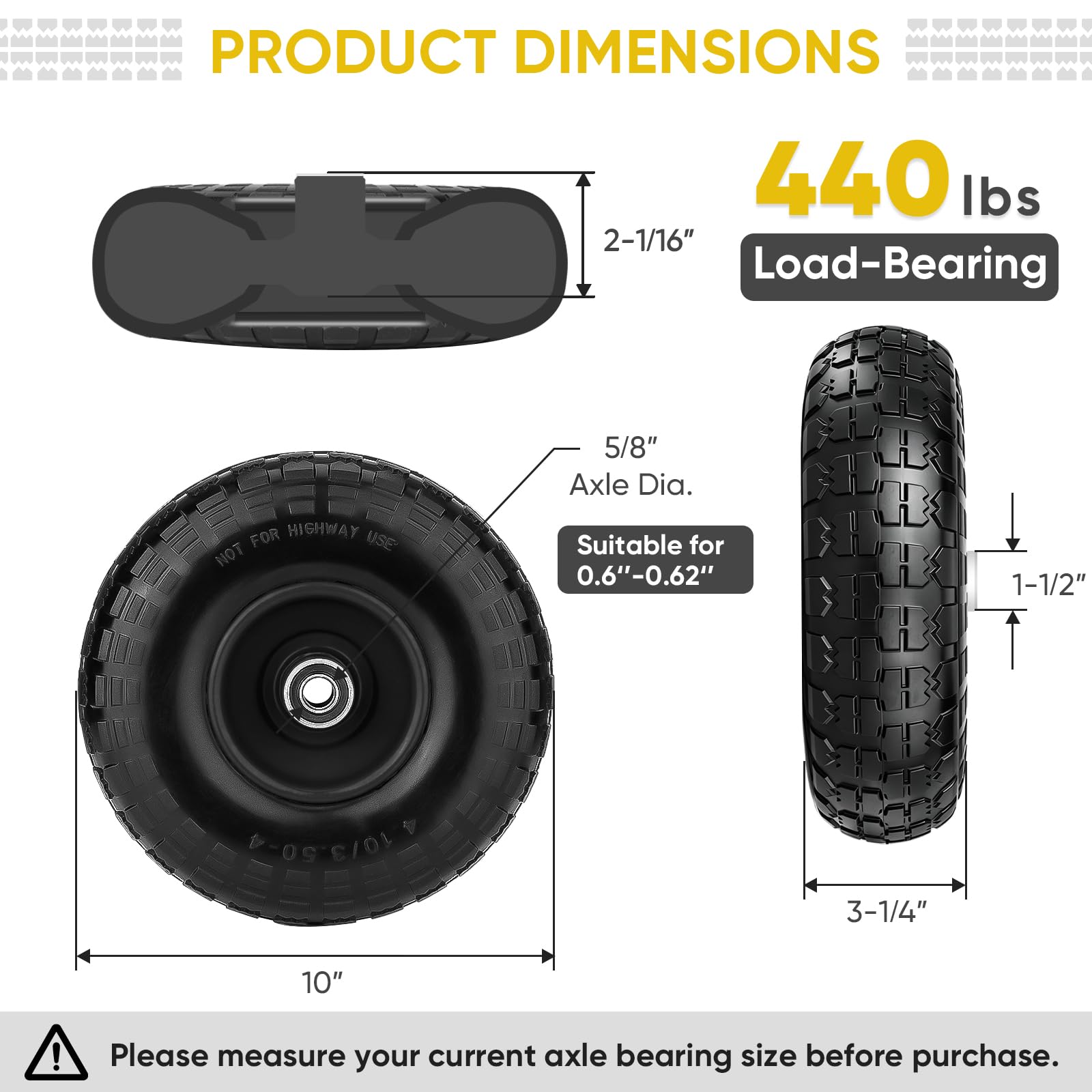 TICONN bearing close-up showing double-sealed design for smooth rolling