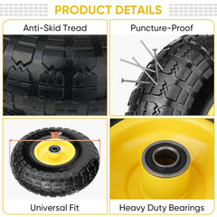 TICONN side profile highlighting tread and rugged PU surface for shock absorption