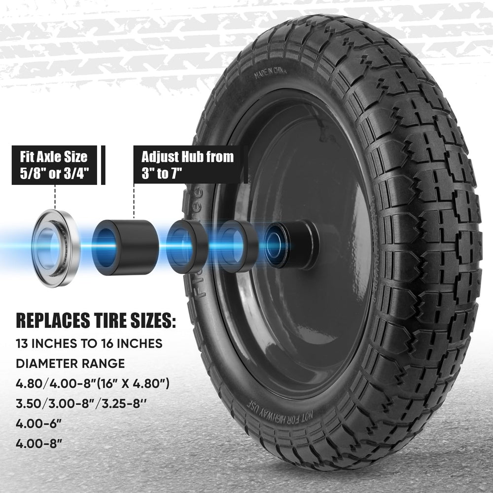 TICONN steel rim detail showing reinforced construction for stable loads