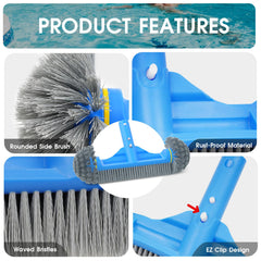 TidyMister fine-mesh skimmer close-up capturing small debris effectively